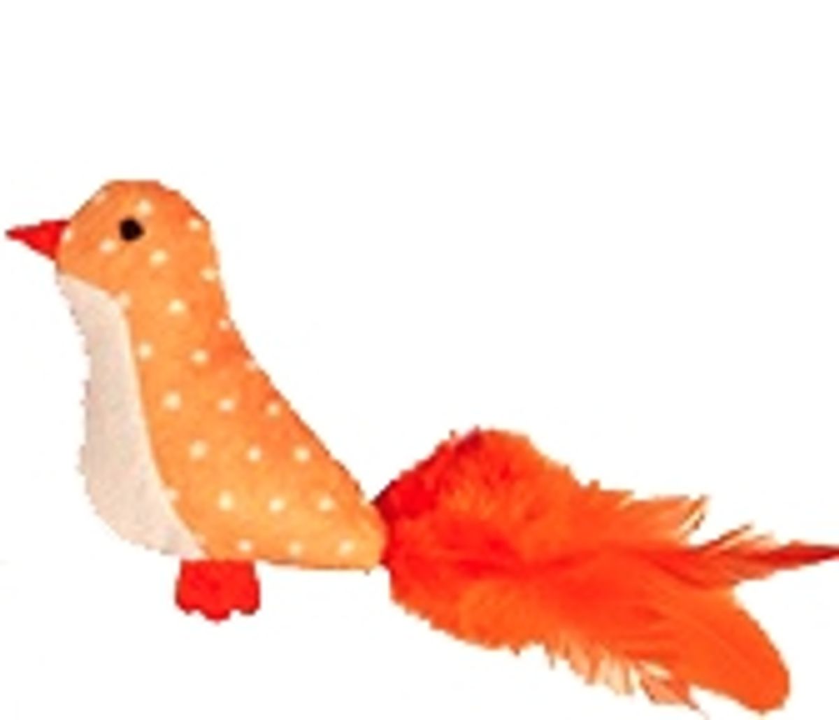 Peluche pour chat oiseau plume - Flamingo