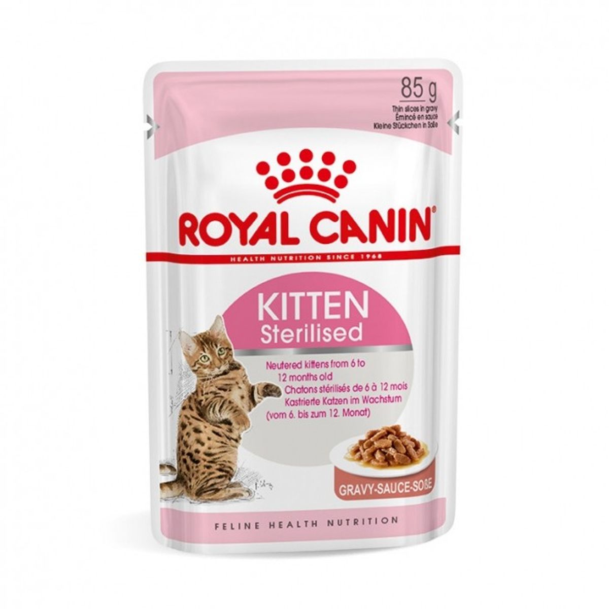 Kitten Sterilised en sauce 12 x 85 g  - Royal Canin
