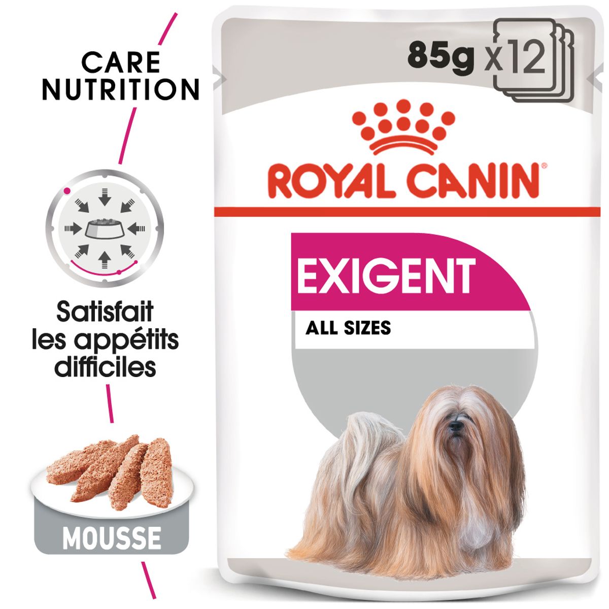 Exigent Mousse 12 x 85 g - Royal Canin