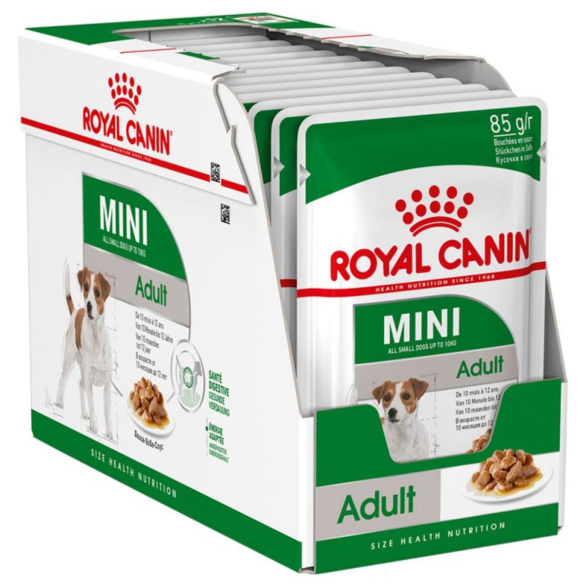 Mini Adult "en sauce" 12 x 85 g - Royal Canin