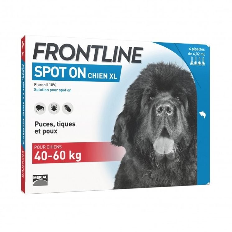 "Frontline Spot On" chien 40-60 kg - Merial