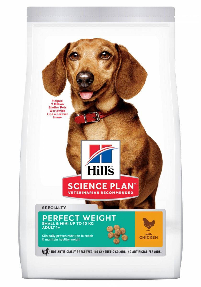 Canine Adult "Perfect Weight" Small & Mini Poulet - Hill's Science Plan