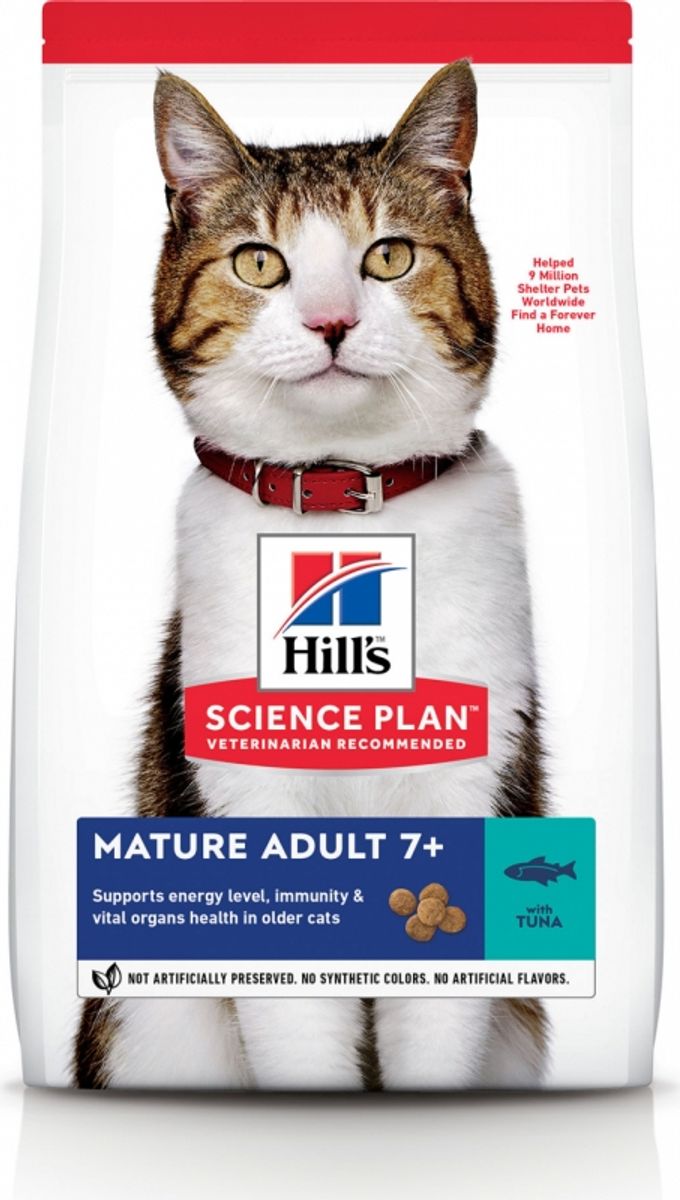 Feline Mature Adult 7+ au thon 1.5 kg - Hill's Science Plan