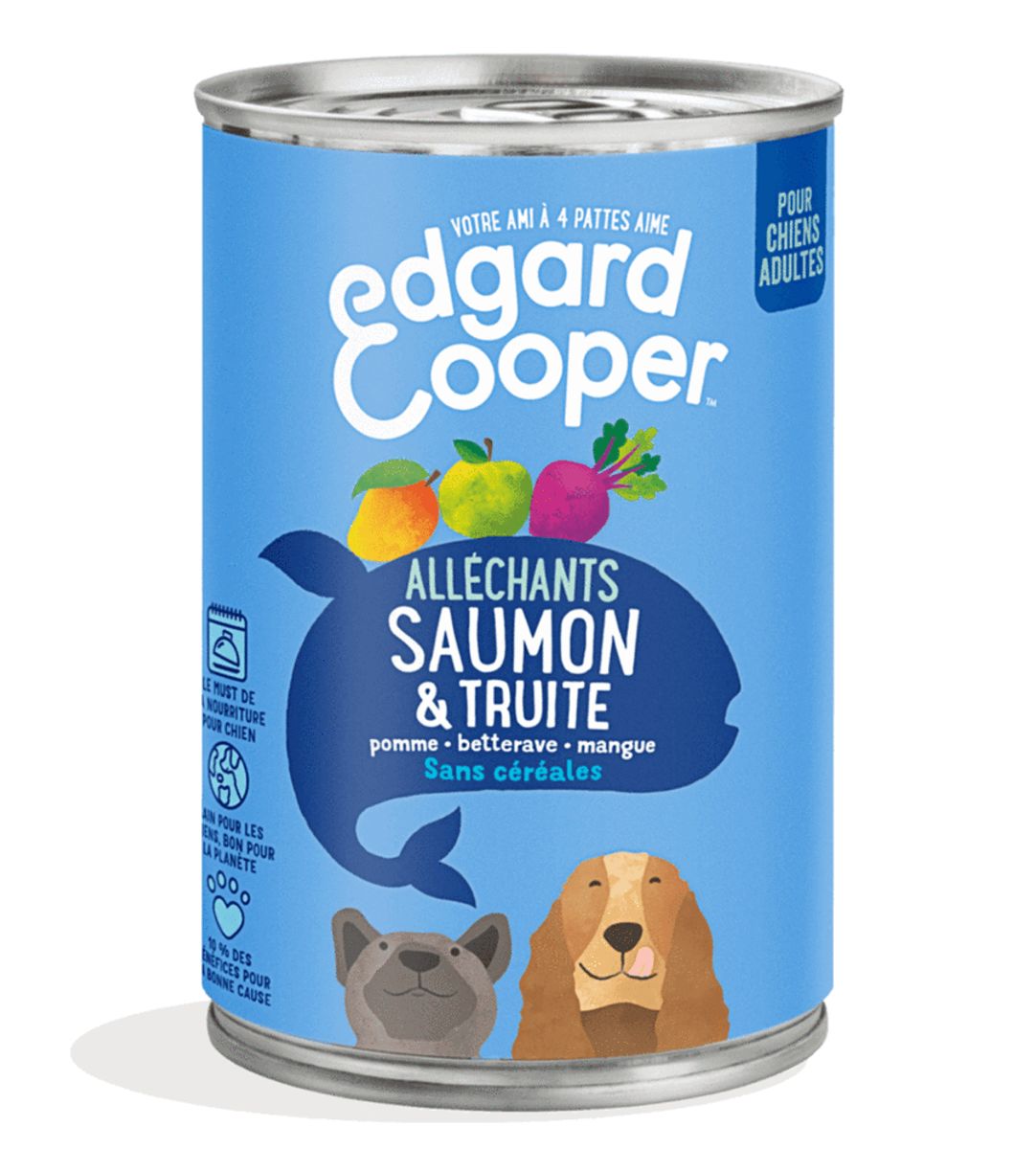 Boîte "Alléchants saumon & truite" sans céréales - Edgard & Cooper