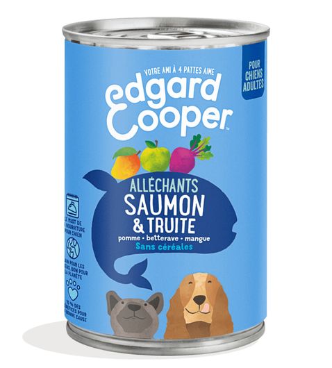 Boîte "Alléchants saumon & truite" sans céréales - Edgard & Cooper