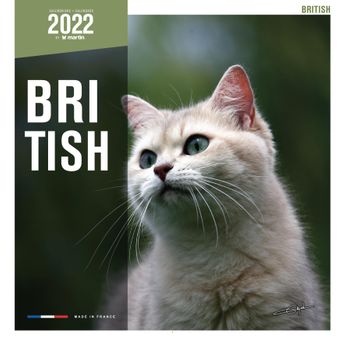 Calendrier 2022 British - Martin Sellier