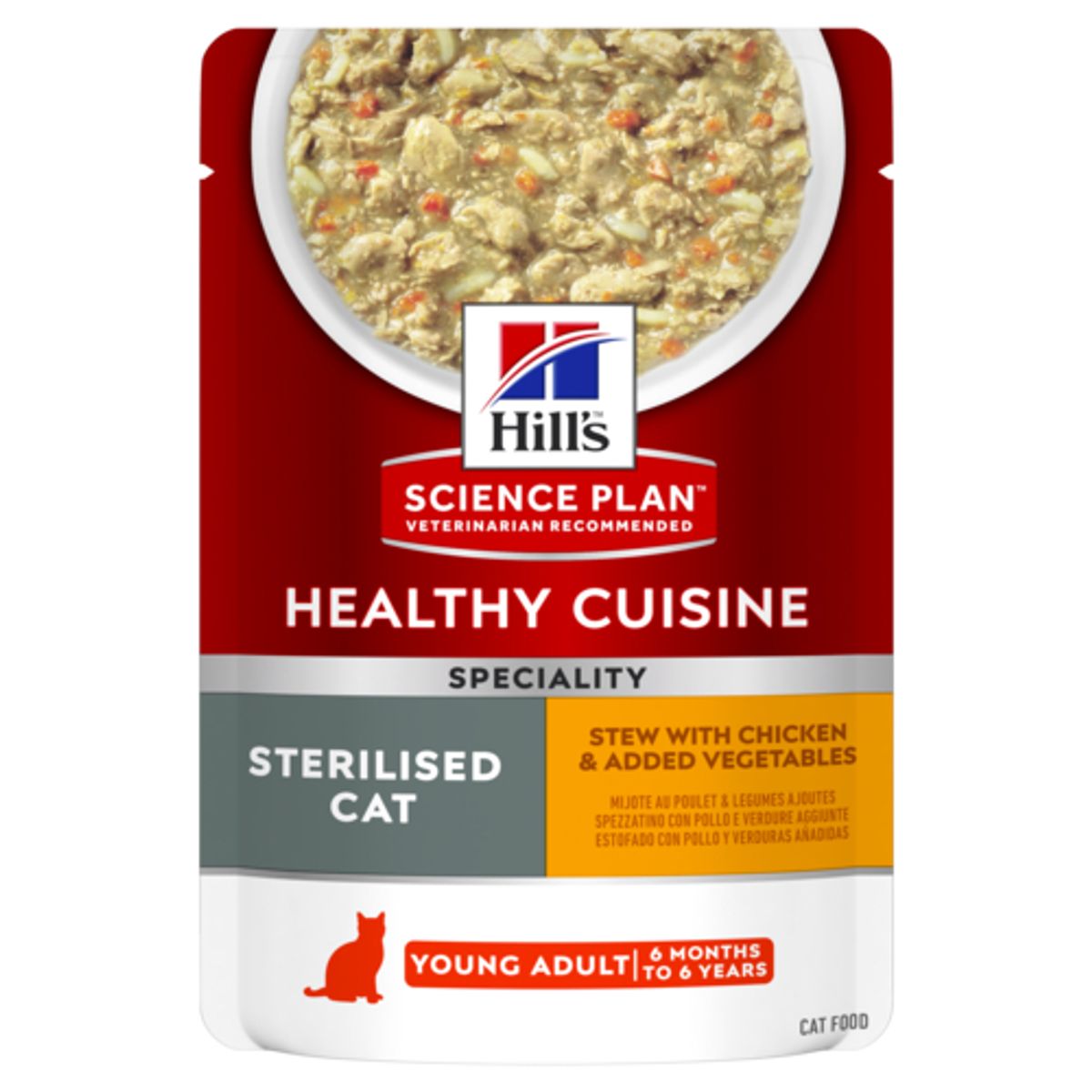 Feline Sterilised "Healthy Cuisine" Poulet 80g - Hill's Science Plan