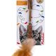 Haltère à plumes matabi pour chat - Wouapy