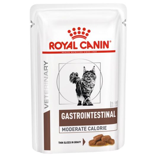 Feline Gastro Intestinal Moderate Calorie 12 x 85 g - Royal Canin Veterinary Diet