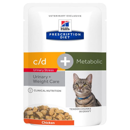 Feline c/d Urinary Stress + Metabolic 12 x 85 g - Hill's Prescription Diet