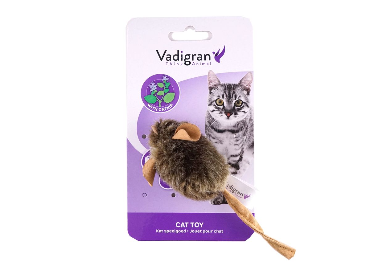 Peluche pour chat "Souris couineuse" - Vadigran