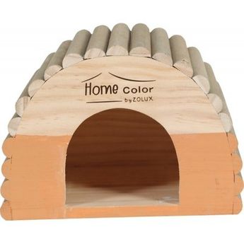 Maison en bois avec rondins "Home Color" M - Zolux