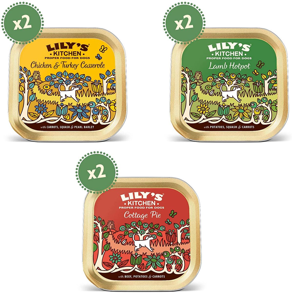 Canine Multipack Classic Dinner - Lily's Kitchen