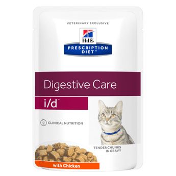 Bouchées pour chat avec troubles digestifs au poulet - Feline I/D Digestive Care
