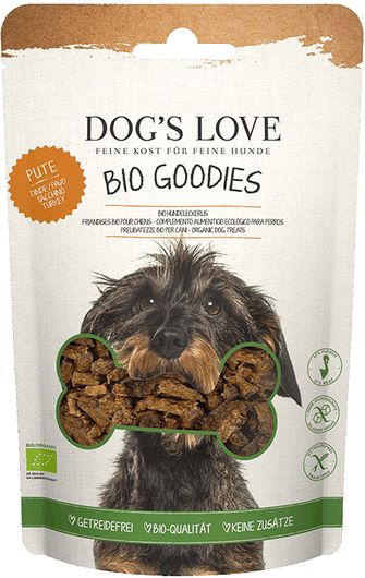 Friandises bio dinde sans céréales pour chien - Dog's Love