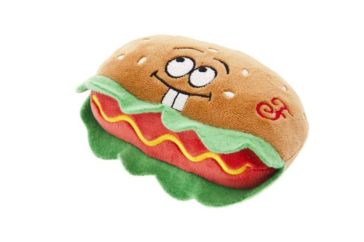 Peluche squeaker Hamburger - Ferribiella