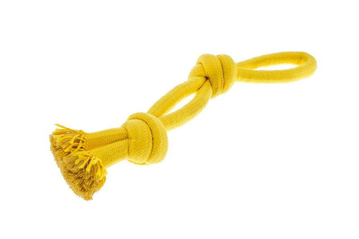 Corde à 2 nœuds jaune - Ferribiella