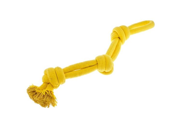 Corde à 3 nœuds jaune - Ferribiella