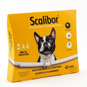 Scalibor - collier antiparasitaire - 48 cm (pour petit et moyen chien)
