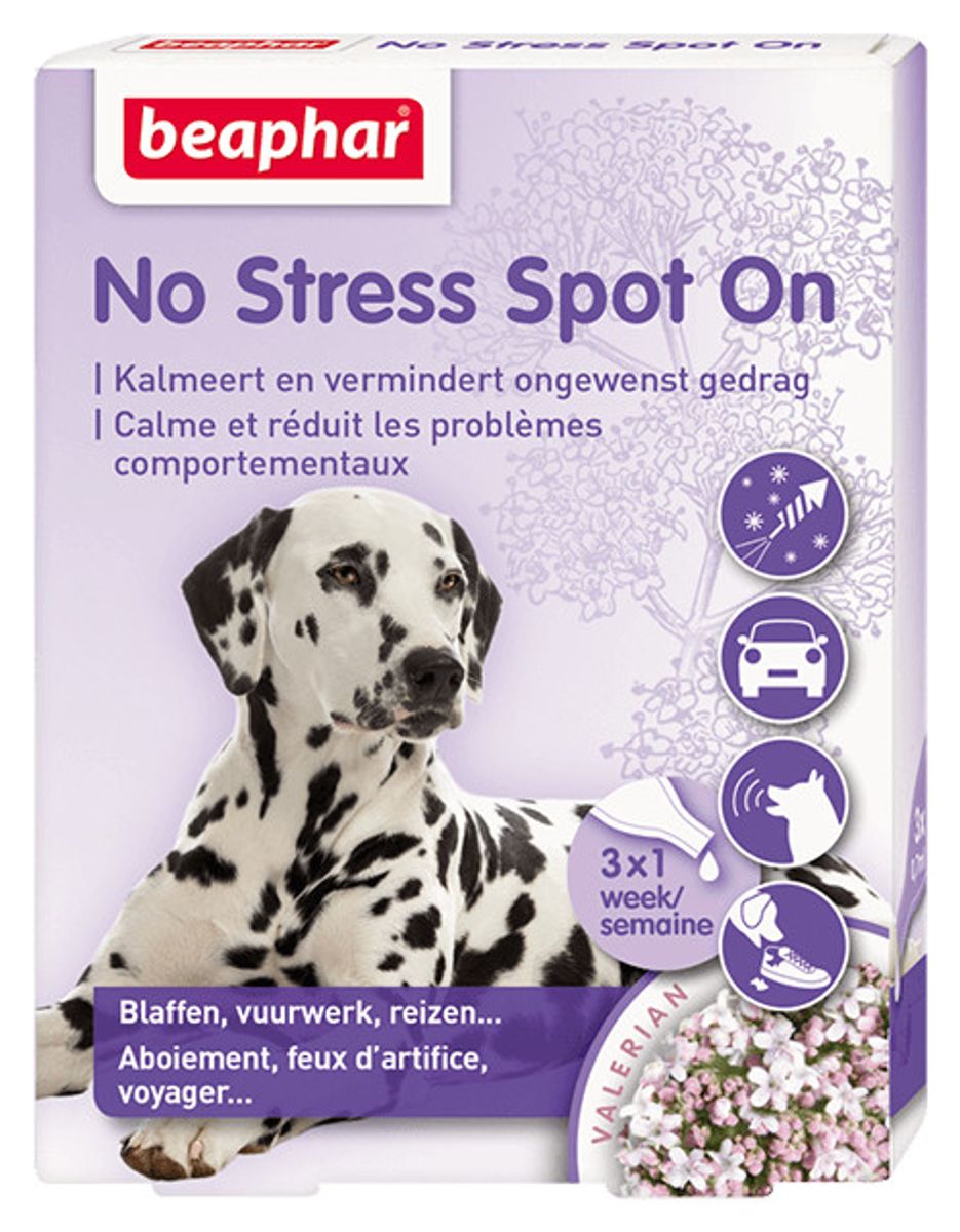 "No stress Chien" Spot On 3 pipettes - Beaphar