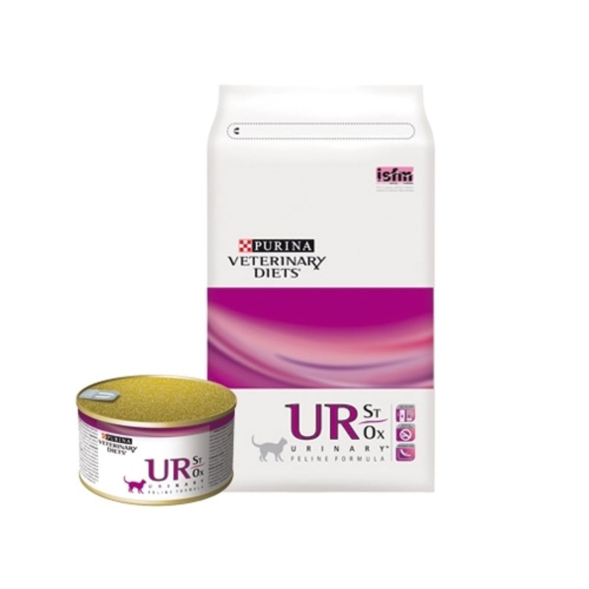 Urinary UR St/Ox Poisson (24 boîtes 195 g) - Purina Veterinary Diets