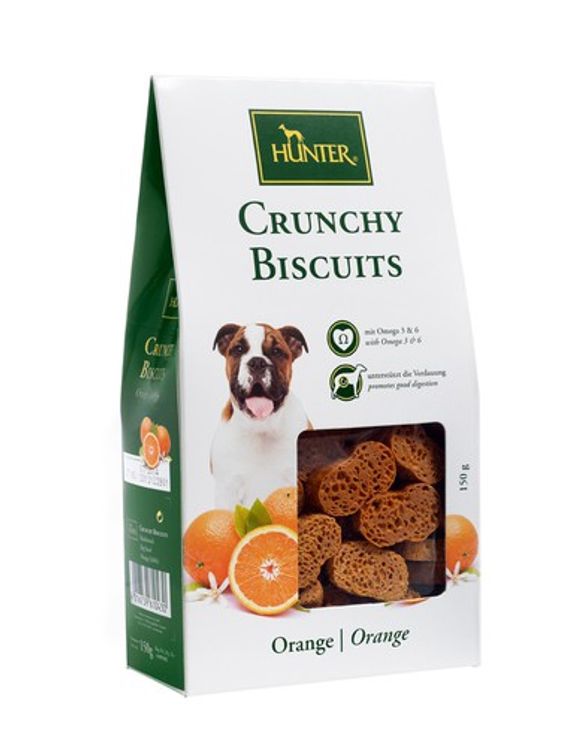 Friandises "Crunchy Biscuits" orange 150 g - Hunter