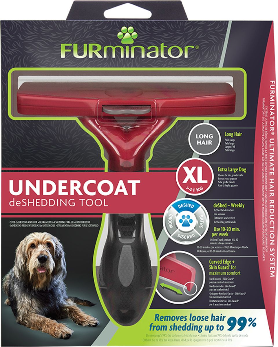 Brosse chiens XL poils longs Undercoat deShedding - Furminator
