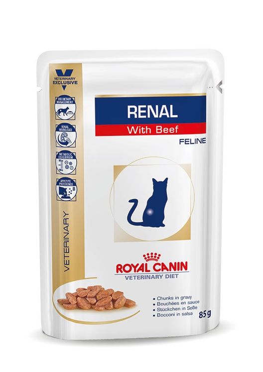 Renal - Boeuf (12 sachets 85 g) - Royal Canin Veterinary Diet