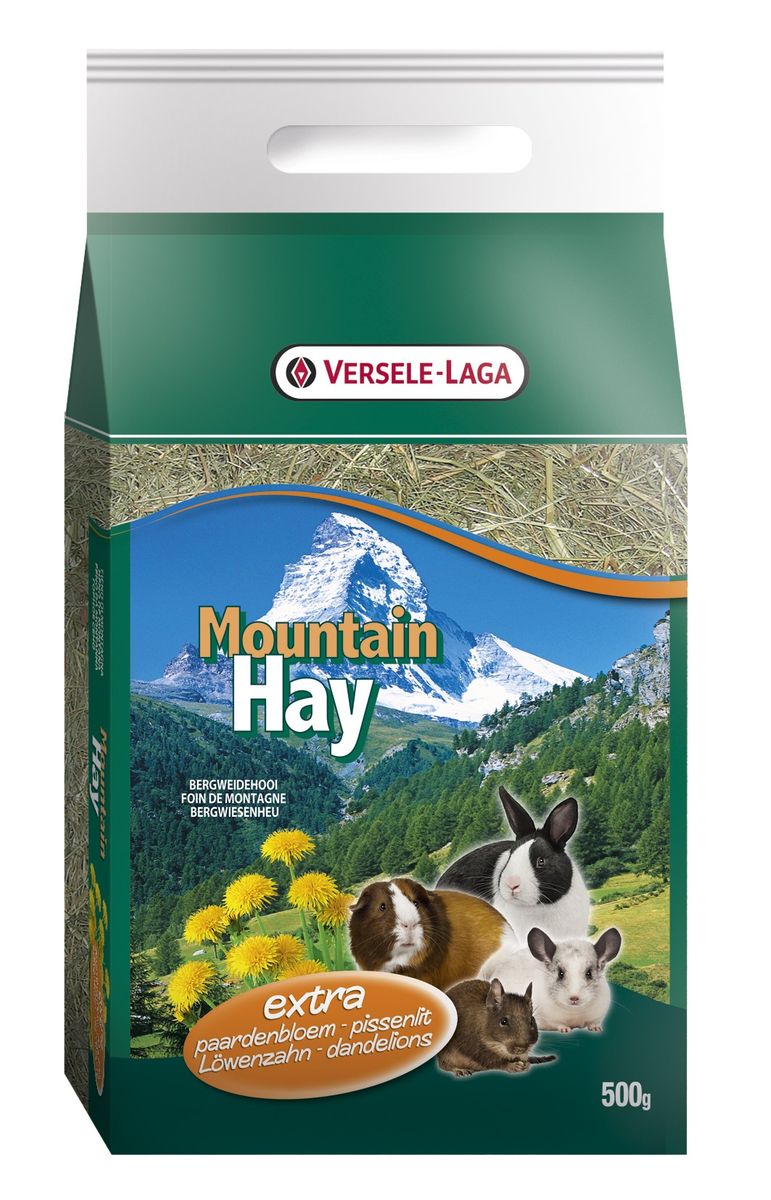 Foin "Mountain Hay aux pissenlits" - Versele Laga (500 g)