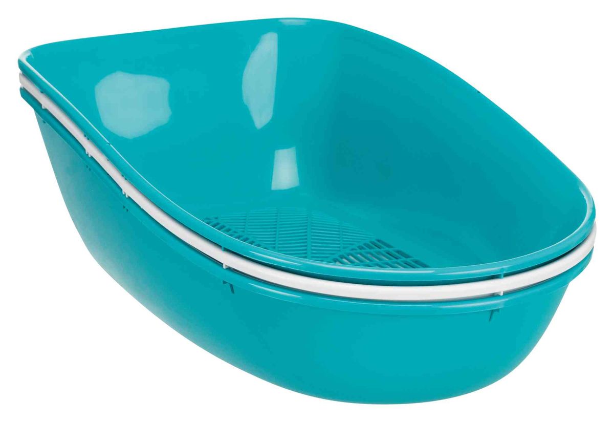 Bac à litière Berto Top turquoise - Trixie