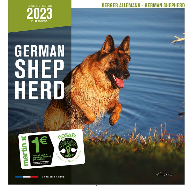 Calendrier 2023 German Shepherd - Martin Sellier
