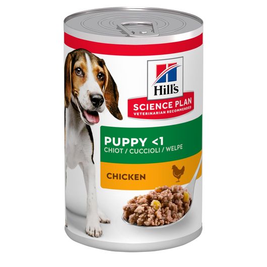 Boîte Canine Puppy au poulet 370 g - Hill's Science Plan