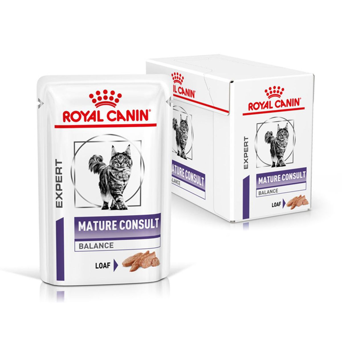 Mousse diététique pour chat senior Mature Consult Balance - Royal Canin Vetenary Care Nutrition