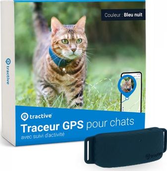 Tractive GPS Cat Bleu nuit