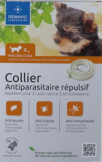 Collier insectifuge chiot/petit chien - Demavic
