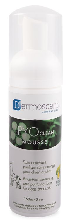 Mousse Dermoscent Pyoclean chiens et chats 150 ml - Dermoscent