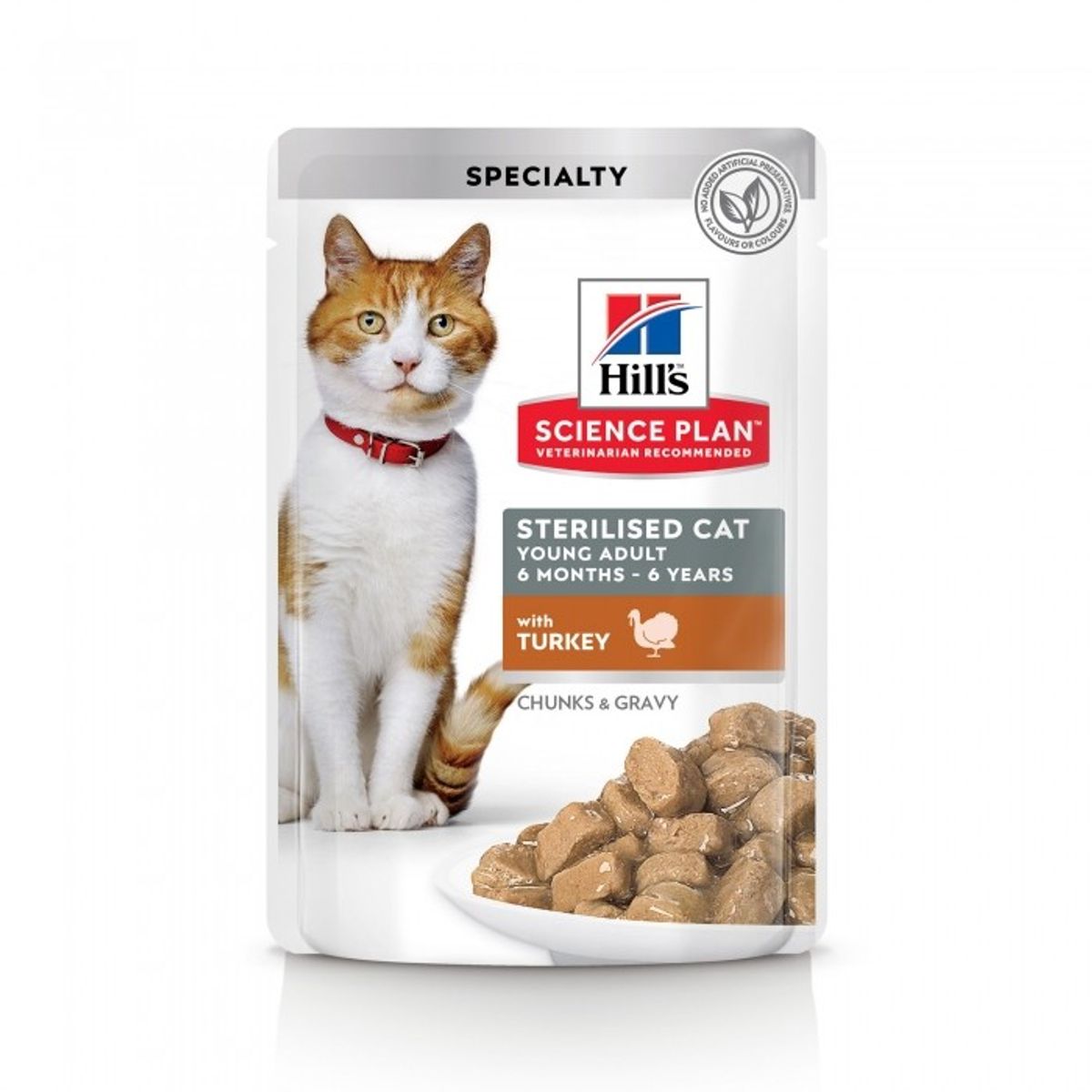 Feline Sterilised Cat Multipack Poulet Dinde Saumon Truite 12x85g - Hill's Science Plan
