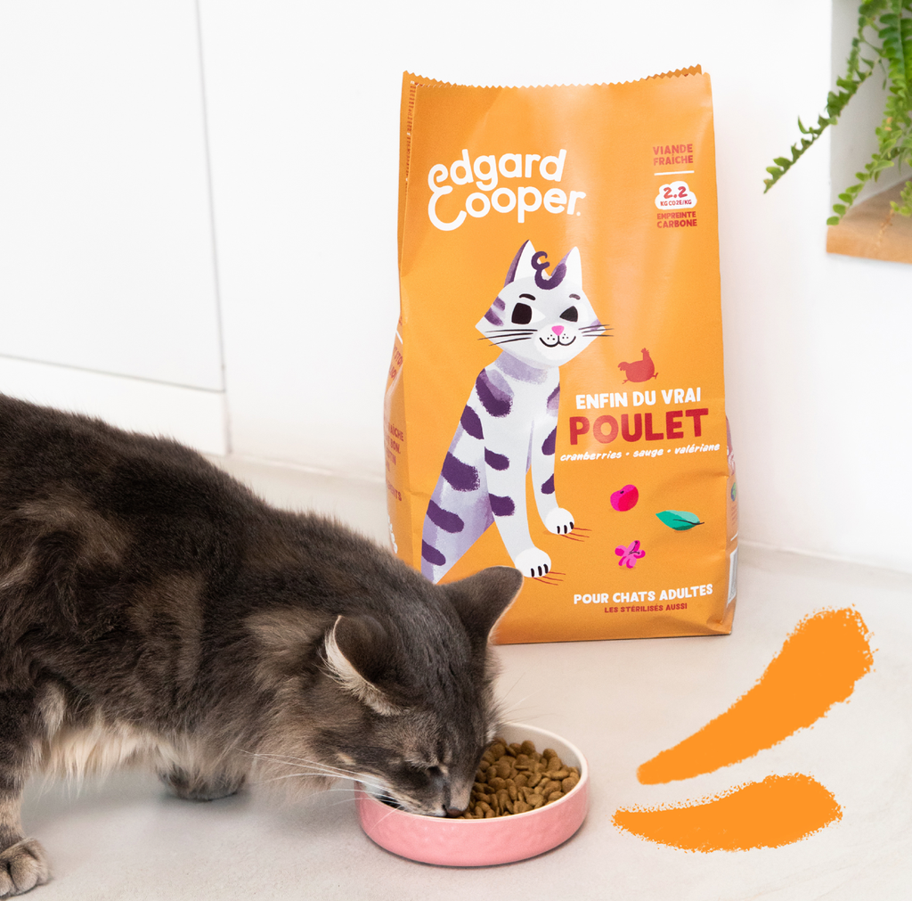 Croquettes pour chat adulte au poulet (2 kg) - Edgard & Cooper