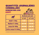 Friandises Bonbons Poulet Grands morceaux (50 g) - Edgard & Cooper