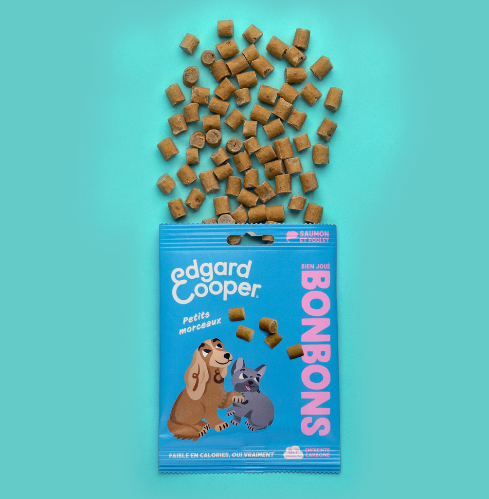 Friandises Bonbons Saumon Petits morceaux (50 g) - Edgard & Cooper