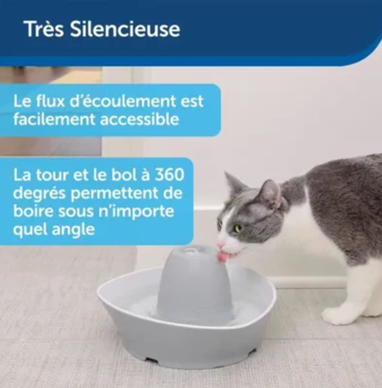 Fontaine StreamSide en céramique (1.8 litres) - PetSafe