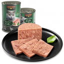 Boite de pâtée pour chat riche en canard (800 g) - Léonardo
