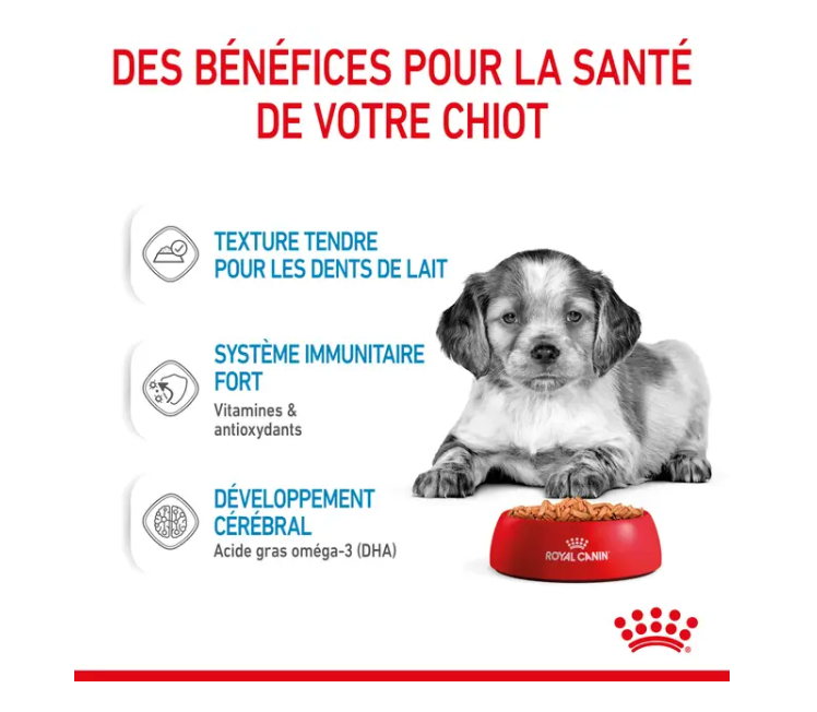 Bouchées en sauce Puppy Medium (10 sachets 140 g) - Royal Canin
