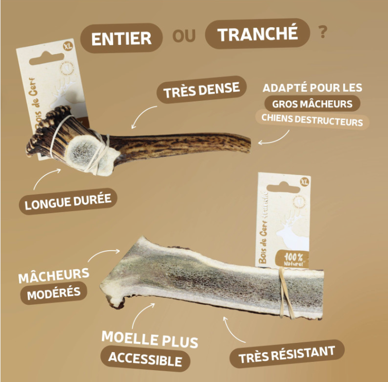 Bois de cerf tranché XL (121-160 g) - Les recettes de Daniel