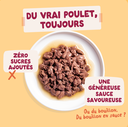 Morceaux en sauce en sachet Poulet (1 sachet 85 g) - Edgard & Cooper