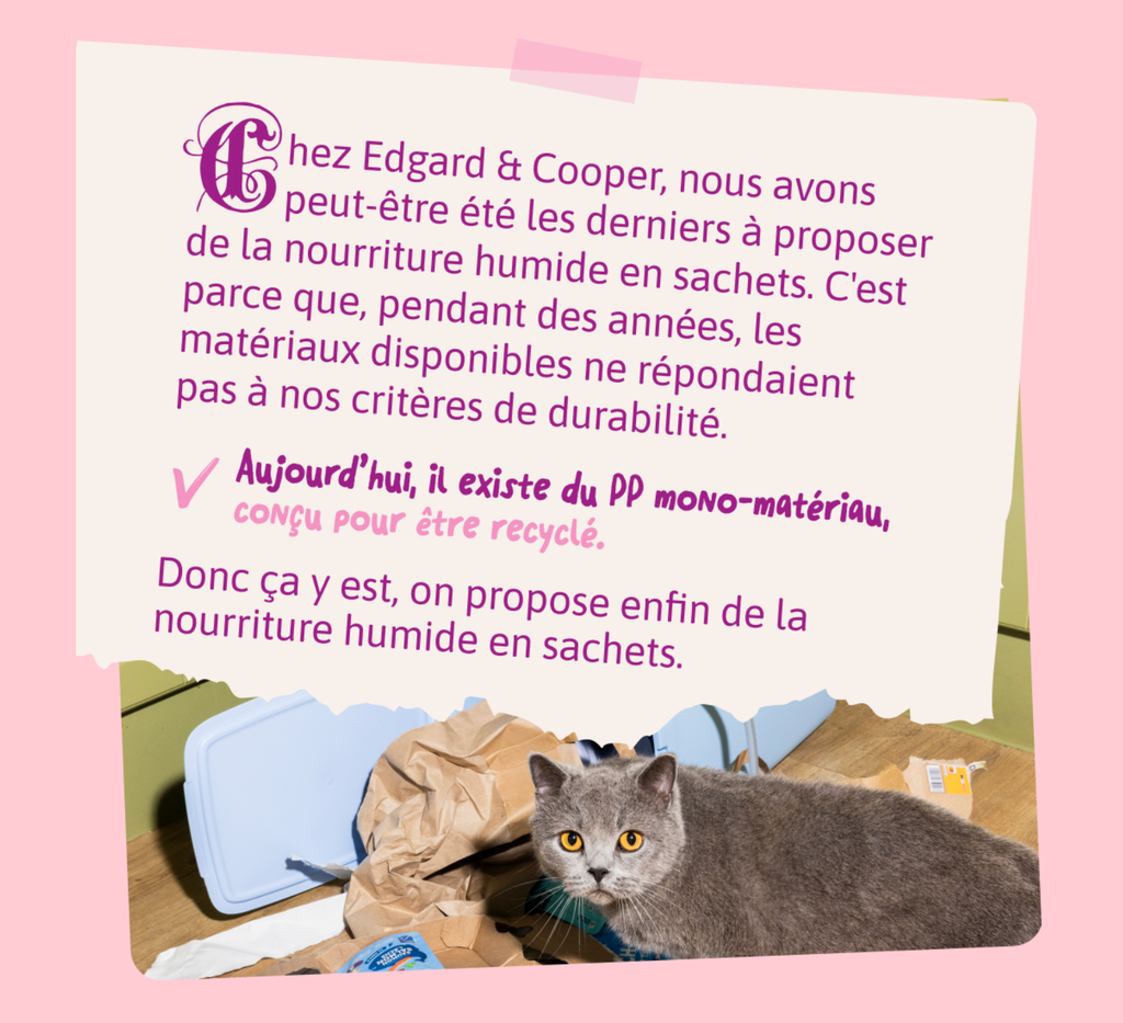 Morceaux en sauce en sachet Canard poulet pour chaton (1 sachet 85 g) - Edgard & Cooper