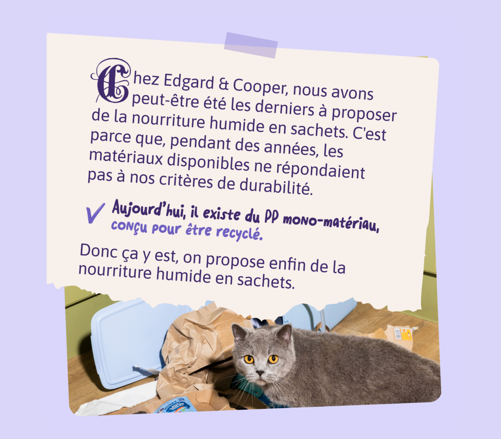 Morceaux en sauce en sachet Canard dinde (1 sachet 85 g) - Edgard & Cooper