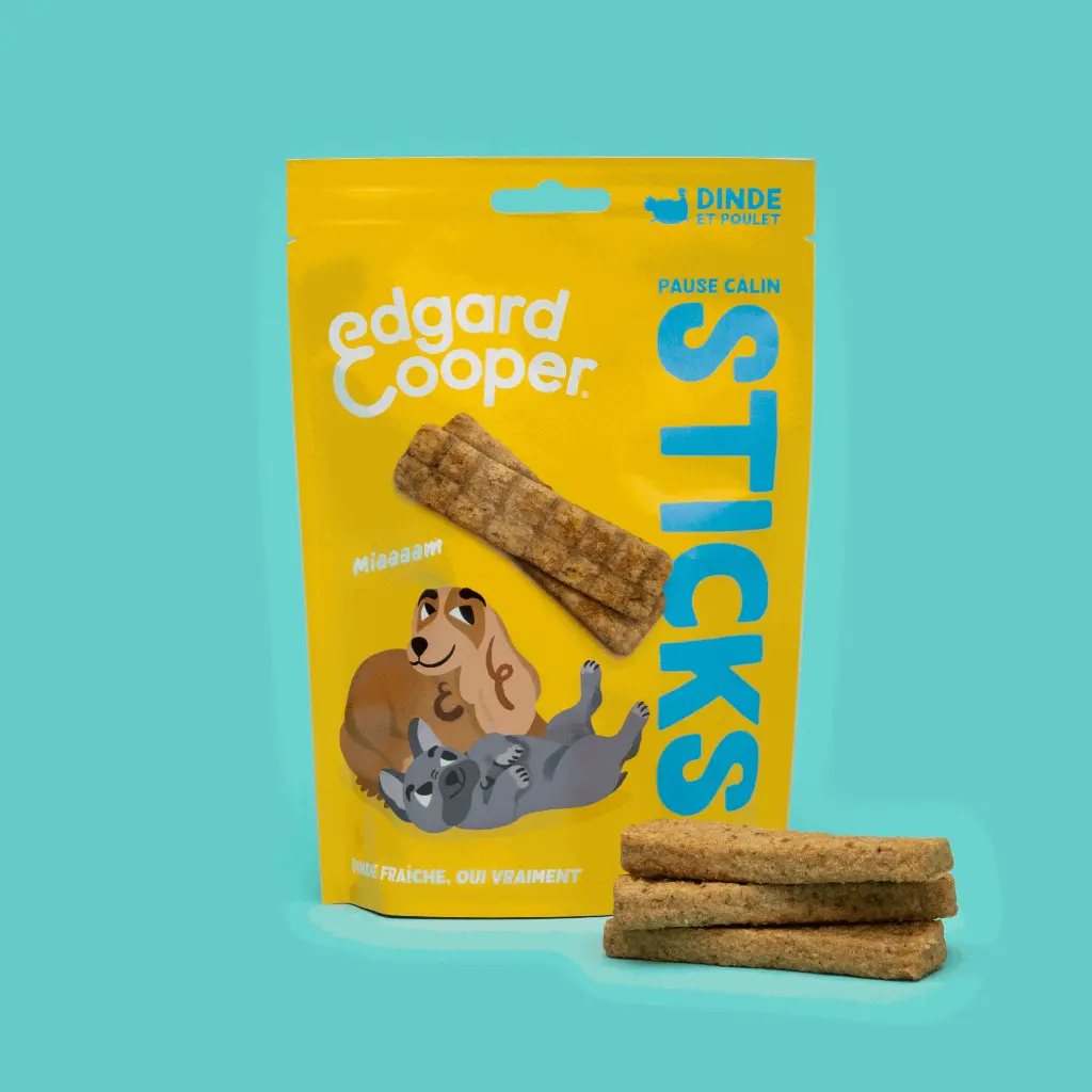 Sticks Dinde/Poulet (75 g) - Edgard & Cooper