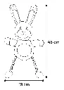 Jouet Lapin avec corde