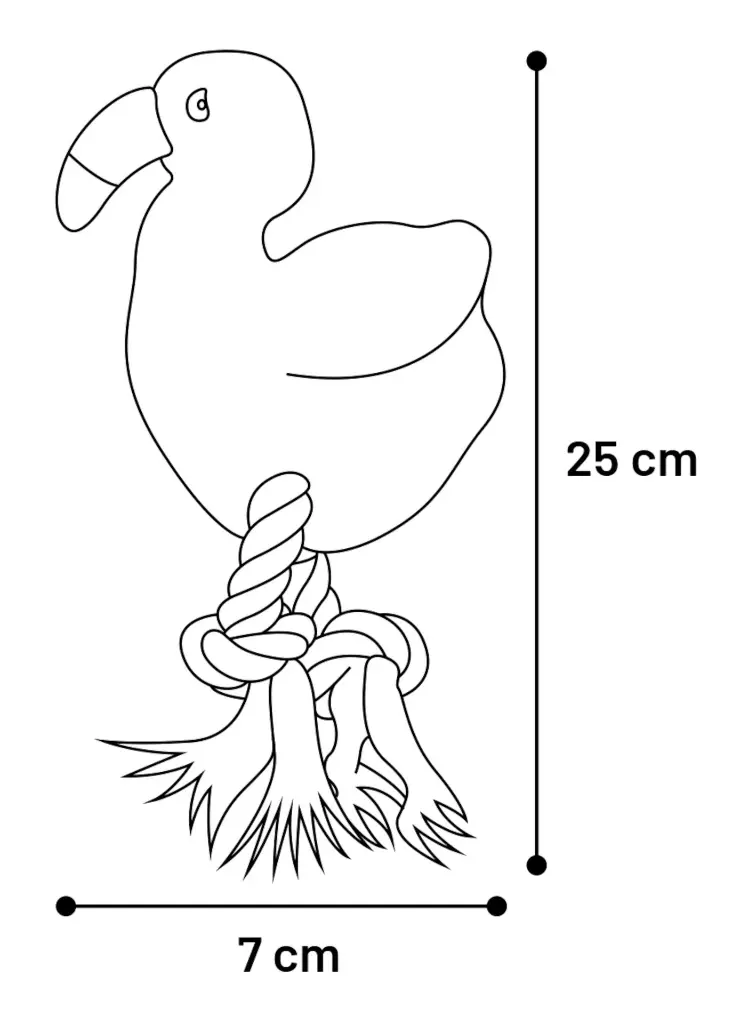 Peluche "Andes Flamant Rose"